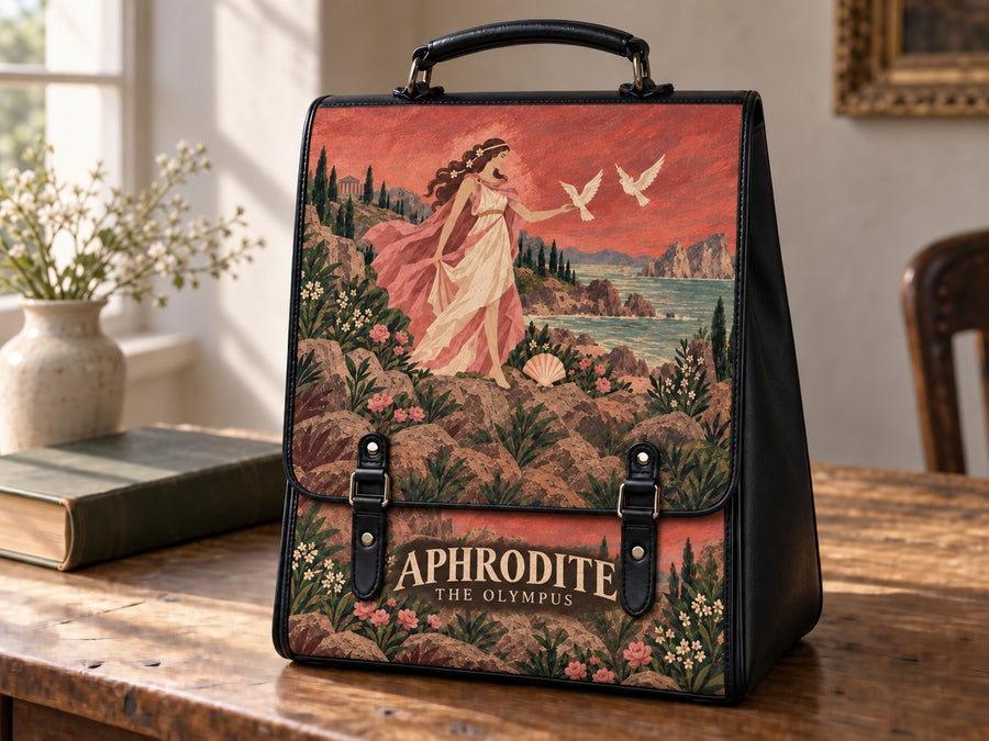"Aphrodite" Leather Backpack