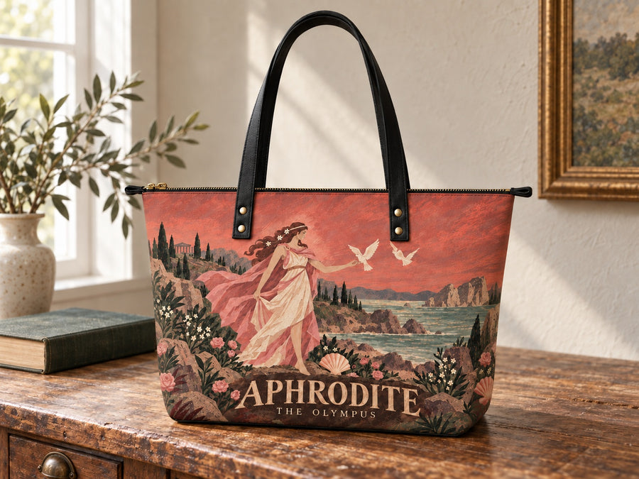 "Aphrodite" Leather Tote Bag