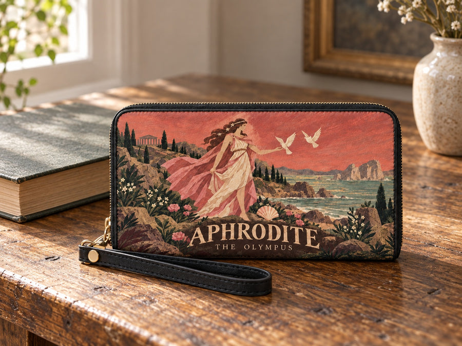 "Aphrodite" Long Wallet