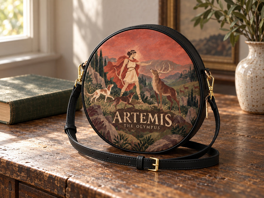 "Artemis" Circle Crossbody Bag