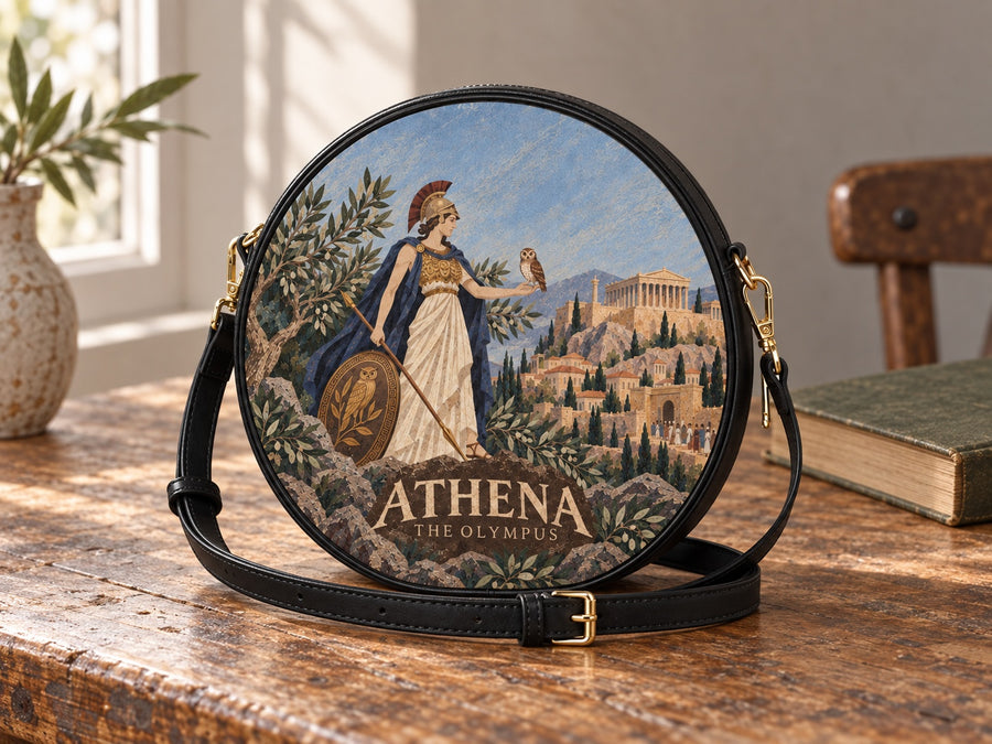 "Athena" Circle Crossbody Bag