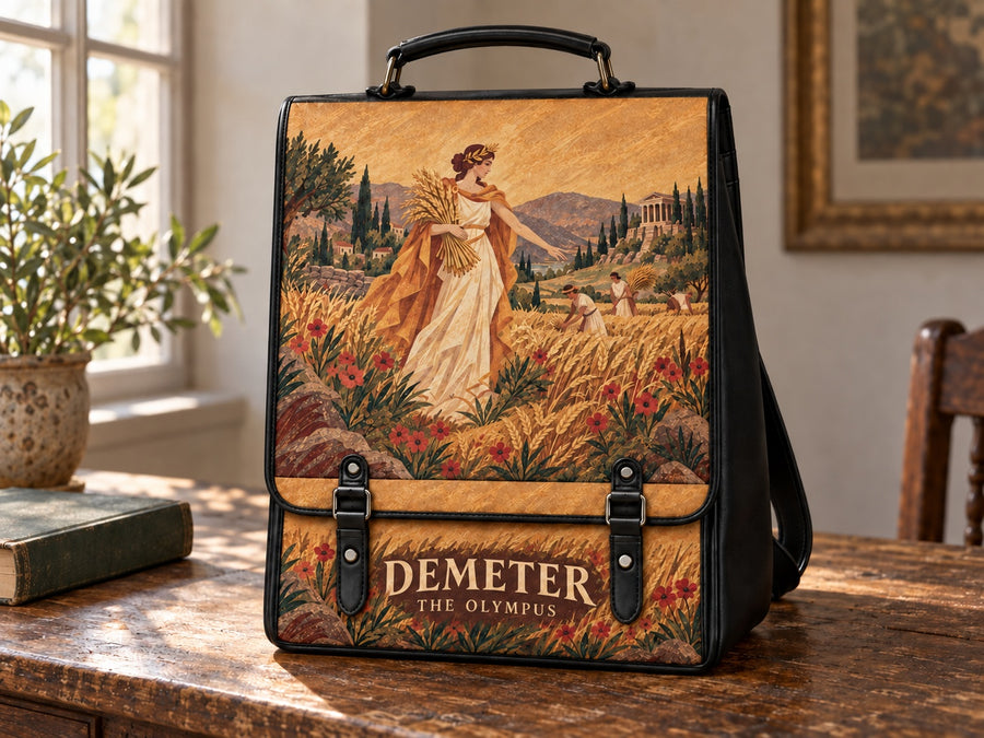 "Demeter" Leather Backpack