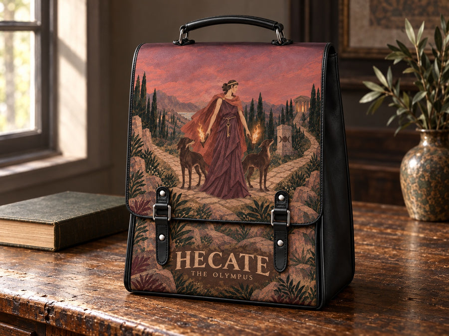 "Hecate" Leather Backpack