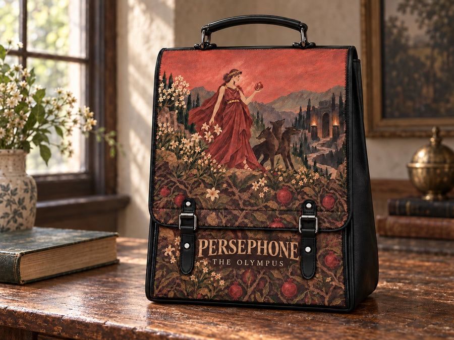 "Persephone" Leather Backpack