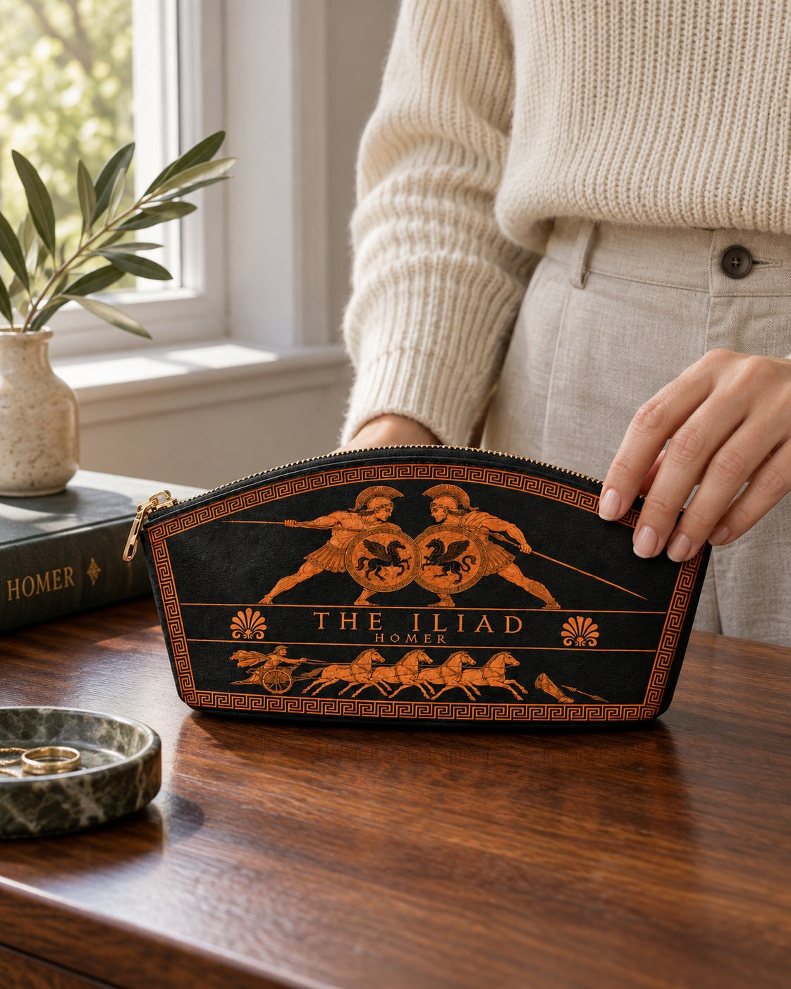 "The Iliad" Eclipse Makeup Bag