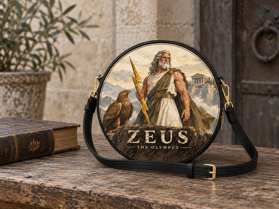 "Zeus" Circle Crossbody Bag