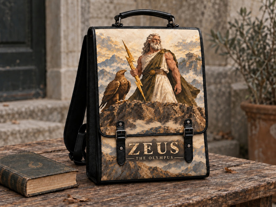 "Zeus" Leather Backpack