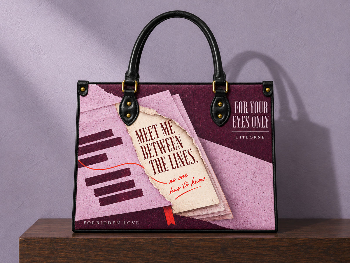 "For Your Eyes Only" Leather Handbag