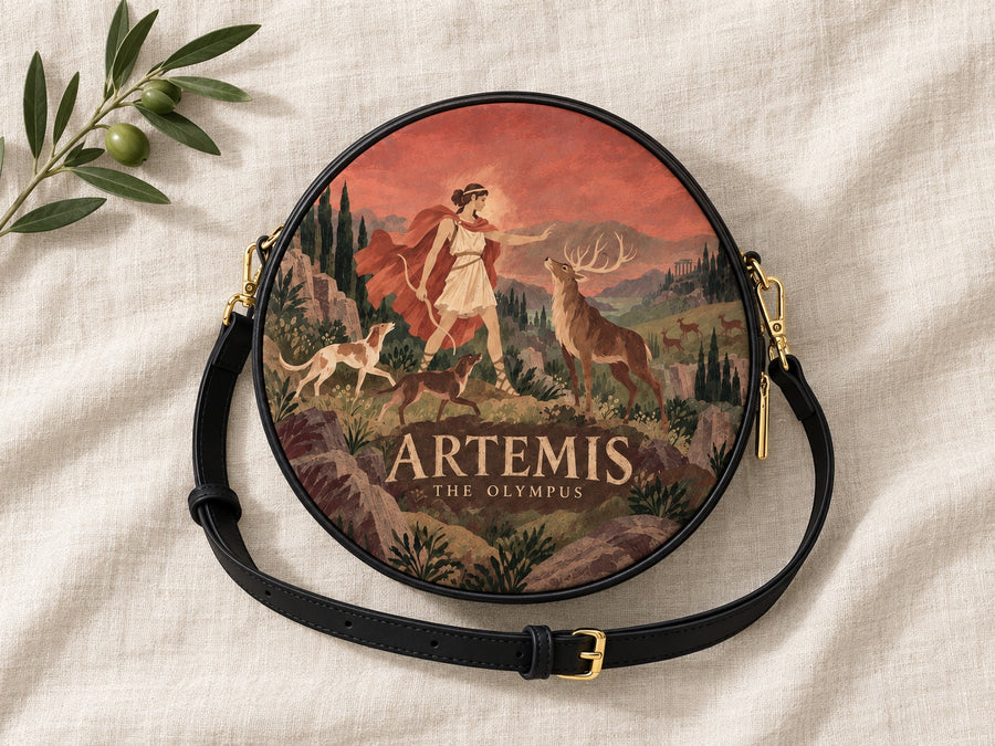 "Artemis" Circle Crossbody Bag