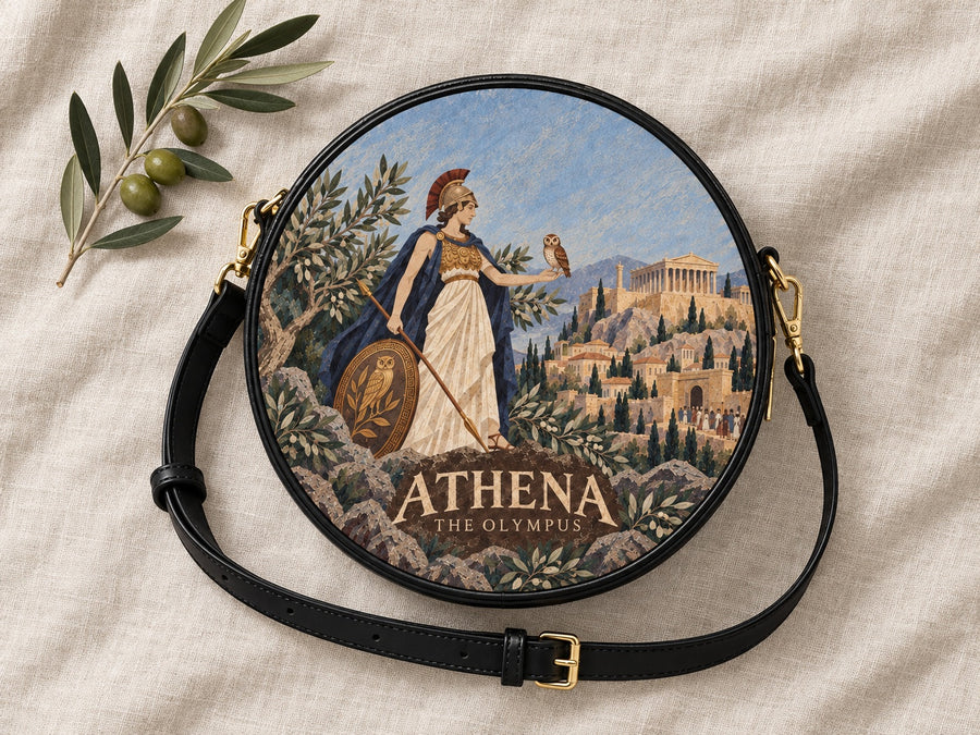 "Athena" Circle Crossbody Bag