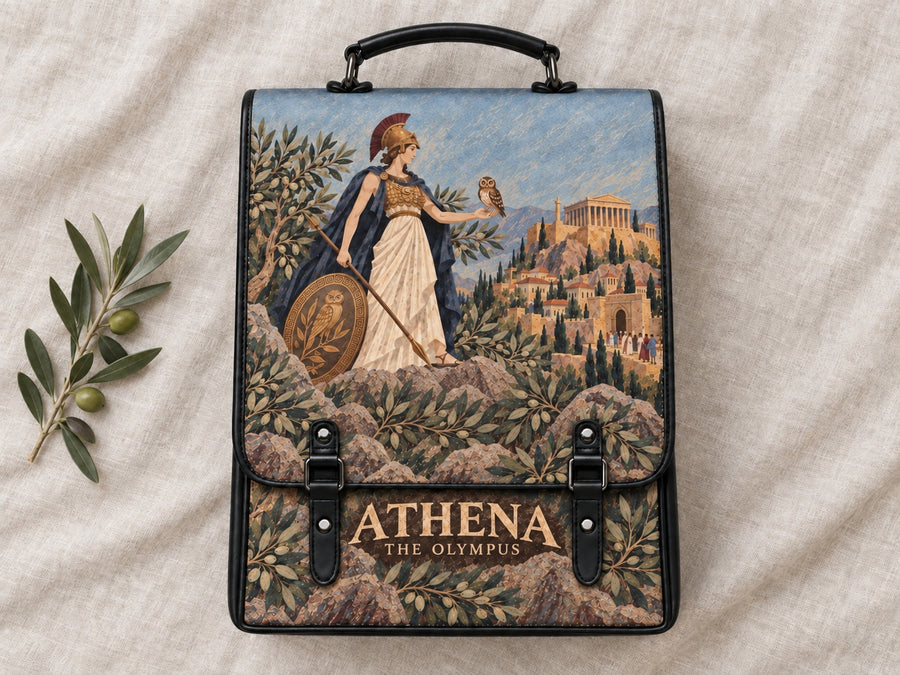 "Athena" Leather Backpack
