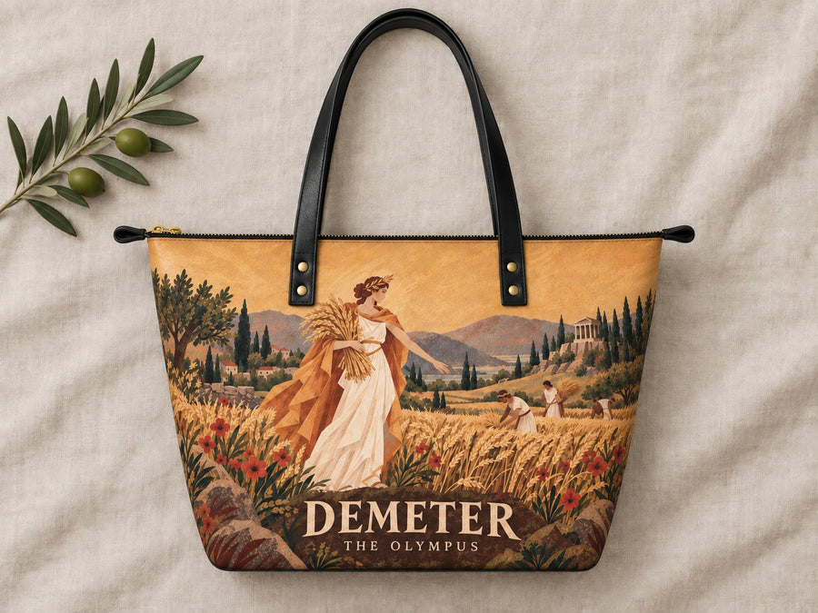 "Demeter" Leather Tote Bag