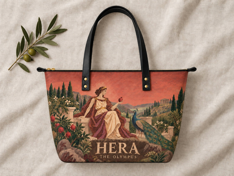 "Hera" Leather Tote Bag
