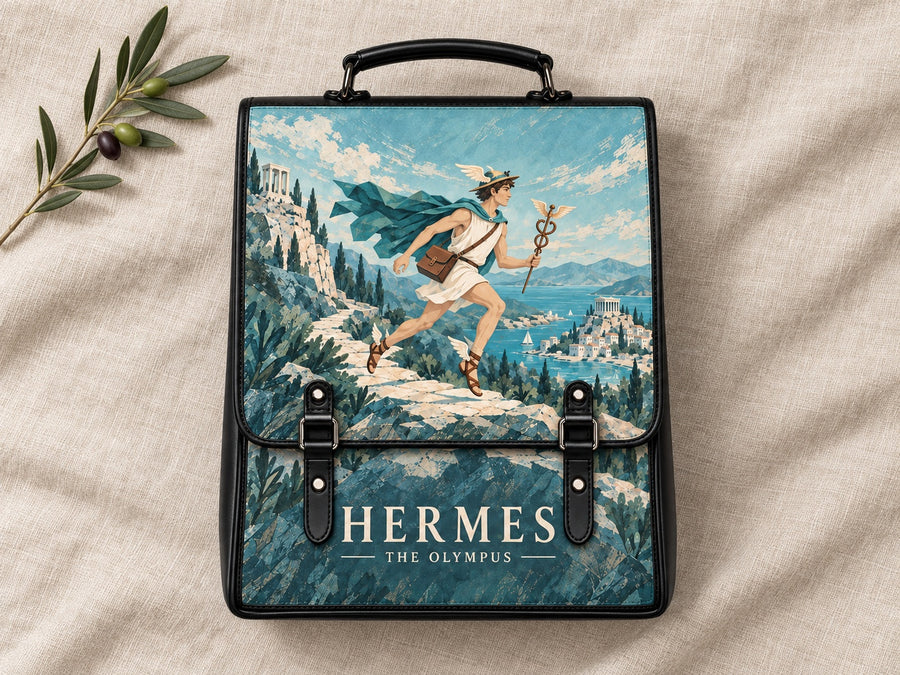 "Hermes" Leather Backpack