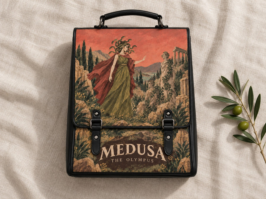 "Medusa" Leather Backpack