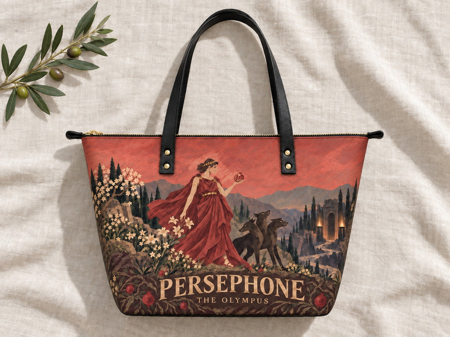 "Persephone" Leather Tote Bag