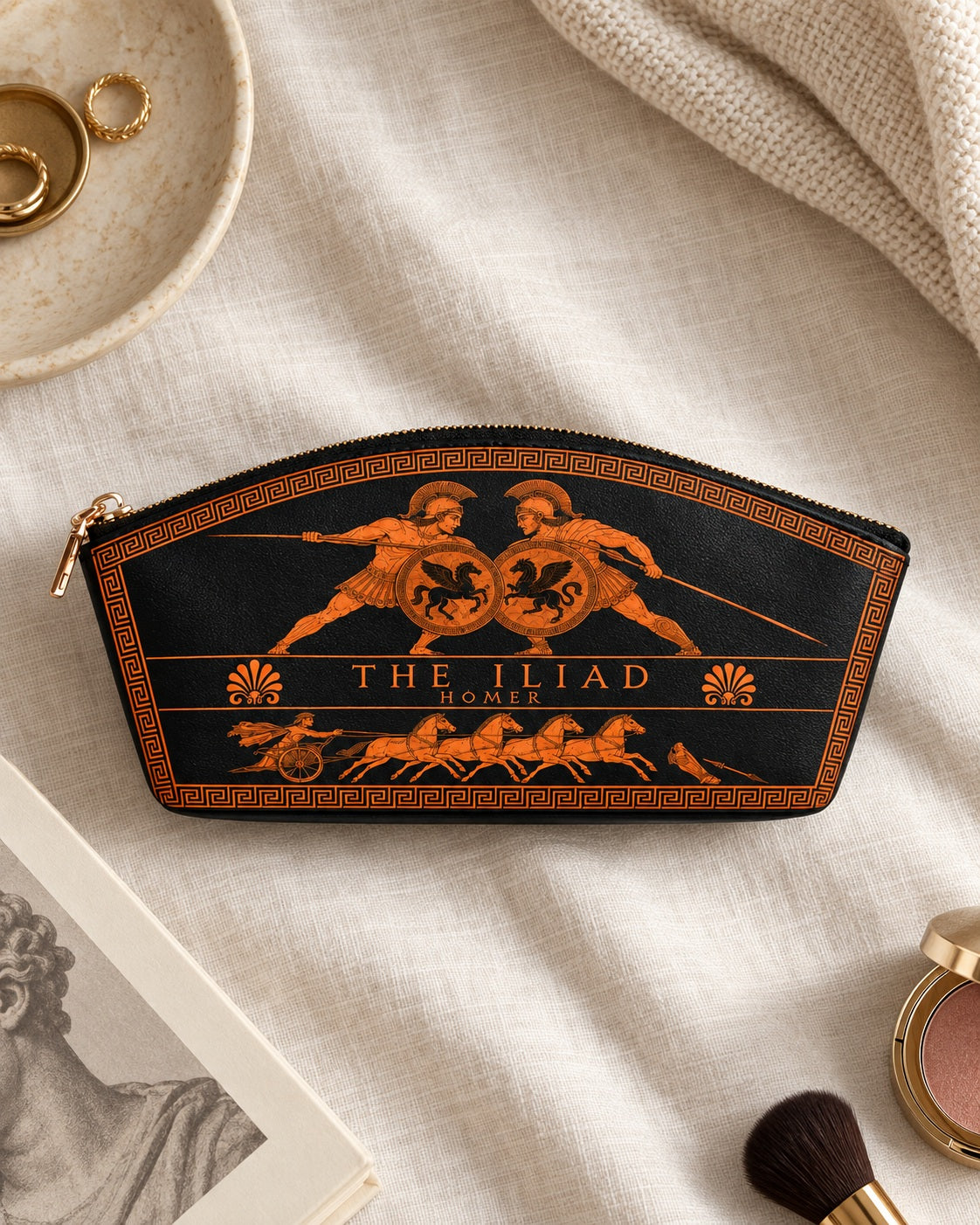 "The Iliad" Eclipse Makeup Bag