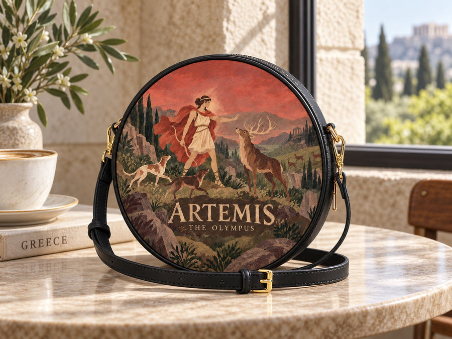 "Artemis" Circle Crossbody Bag