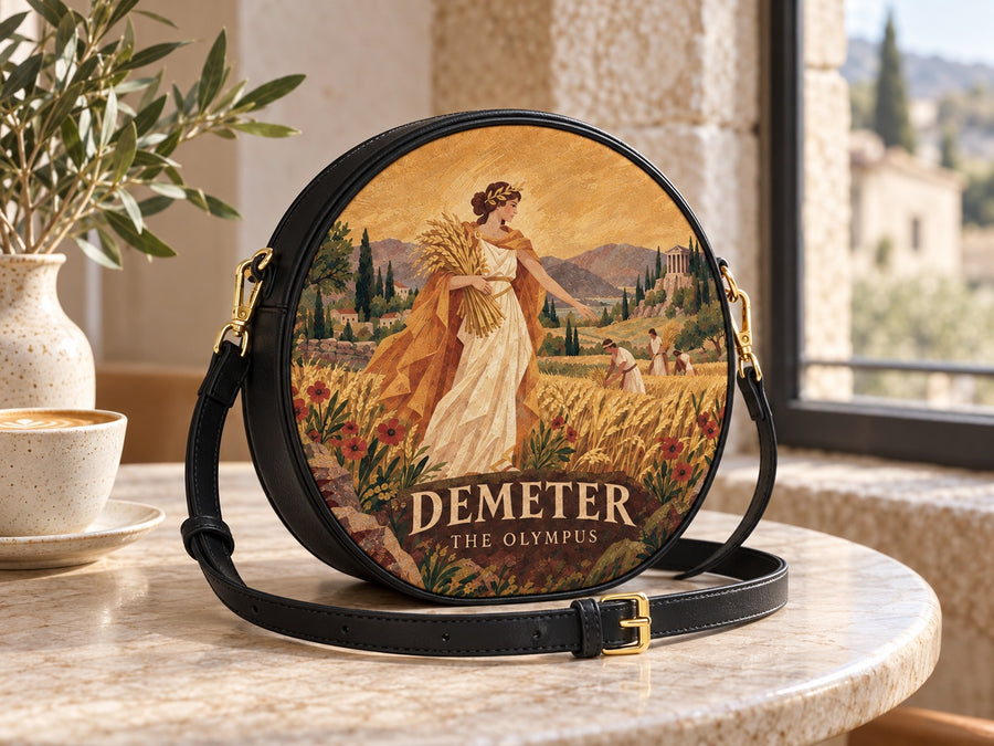 "Demeter" Circle Crossbody Bag