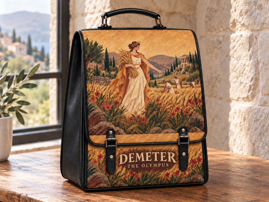 "Demeter" Leather Backpack