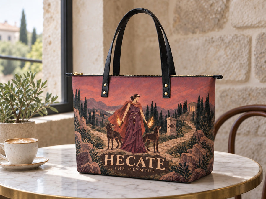 "Hecate" Leather Tote Bag