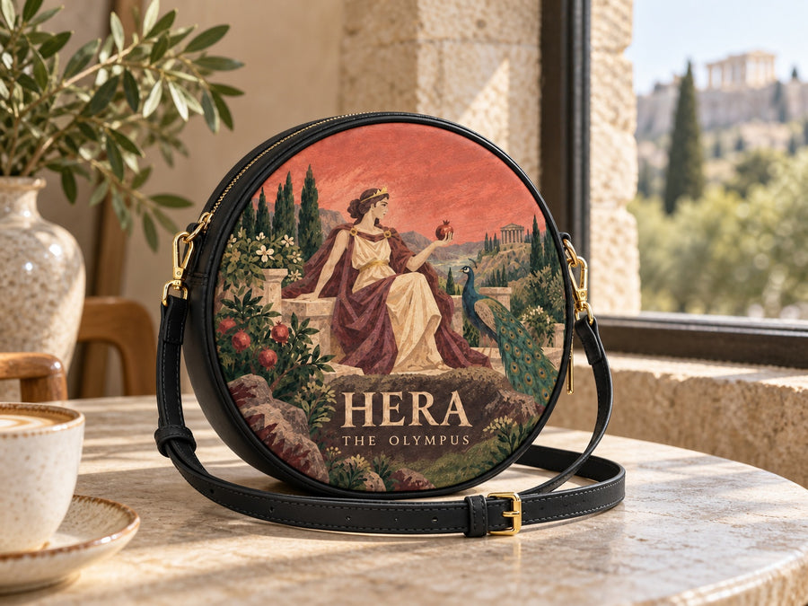 "Hera" Circle Crossbody Bag