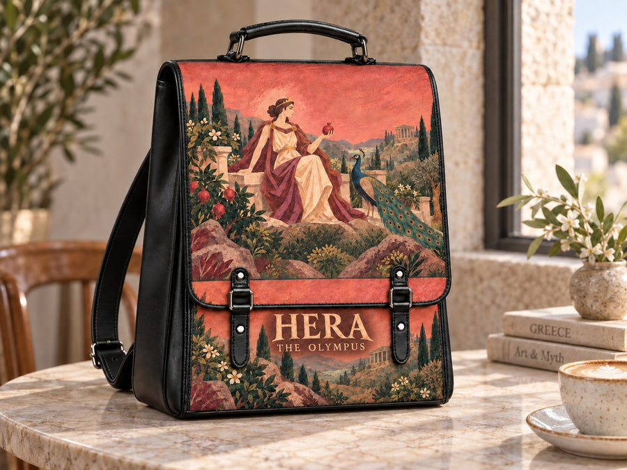 "Hera" Leather Backpack