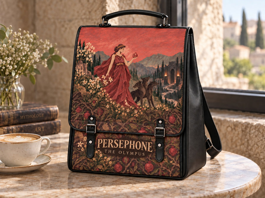 "Persephone" Leather Backpack