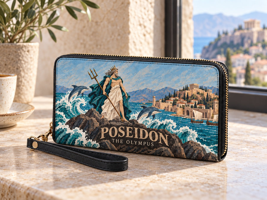 "Poseidon" Long Wallet