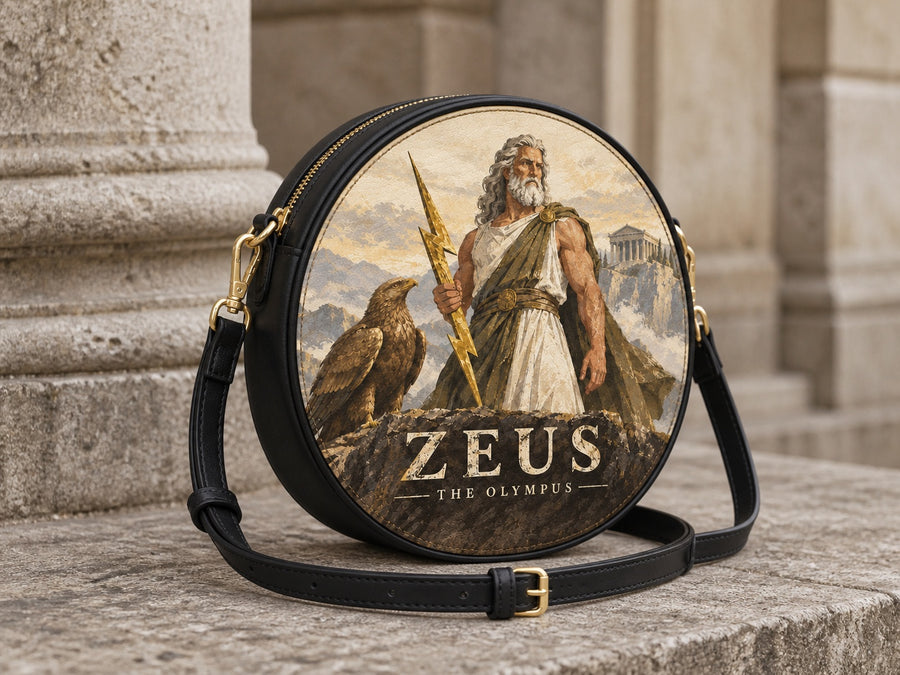 "Zeus" Circle Crossbody Bag