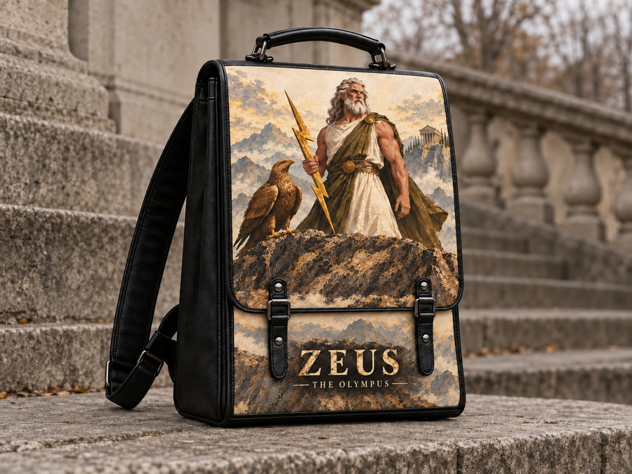 "Zeus" Leather Backpack