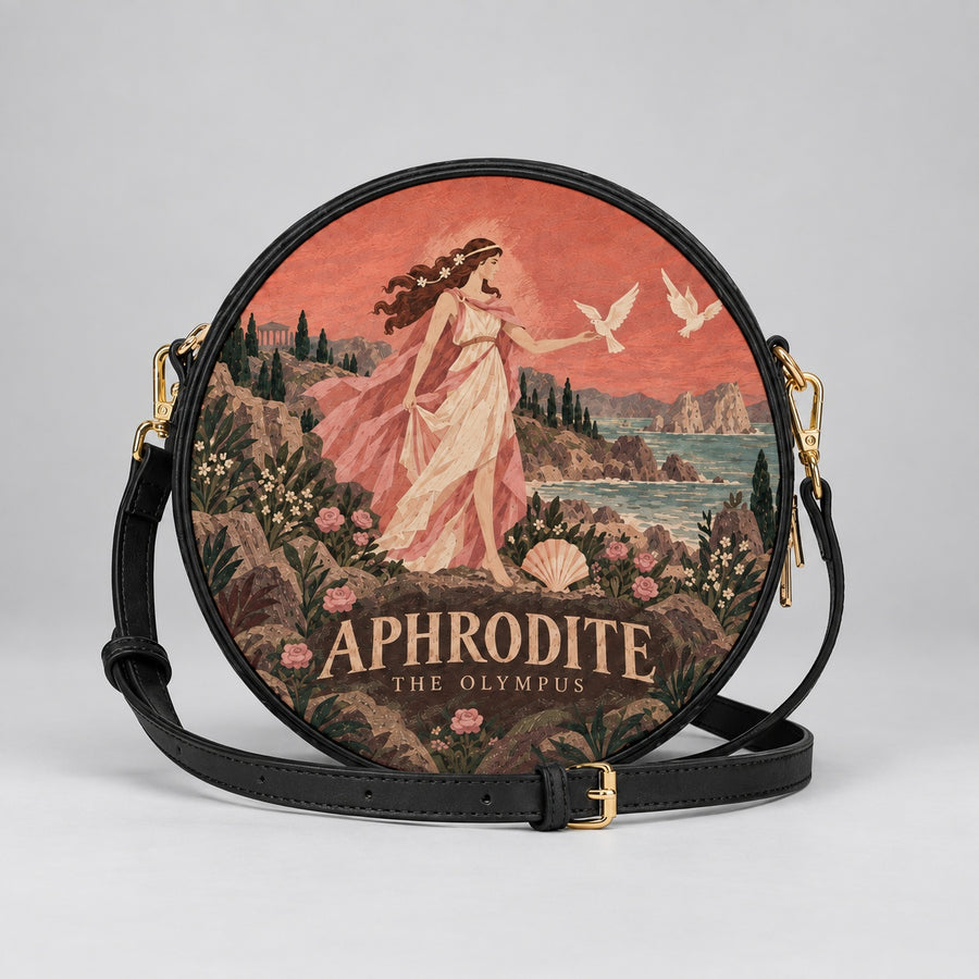 "Aphrodite" Circle Crossbody Bag