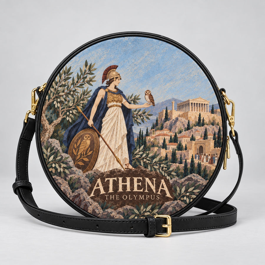 "Athena" Circle Crossbody Bag
