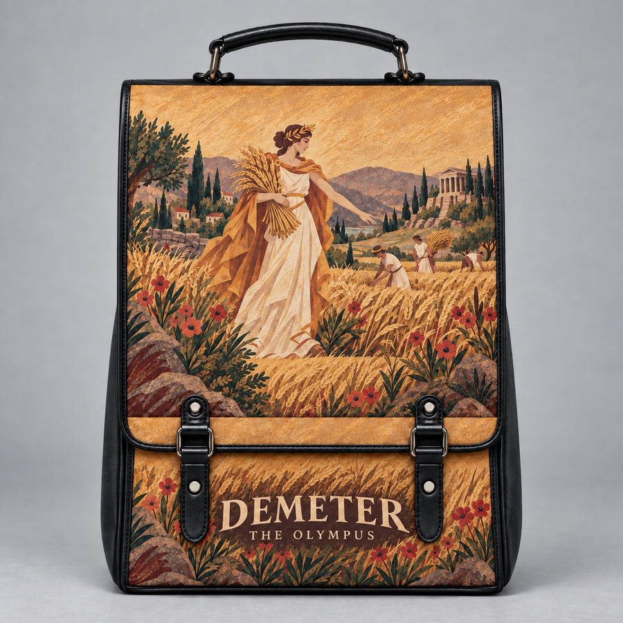 "Demeter" Leather Backpack