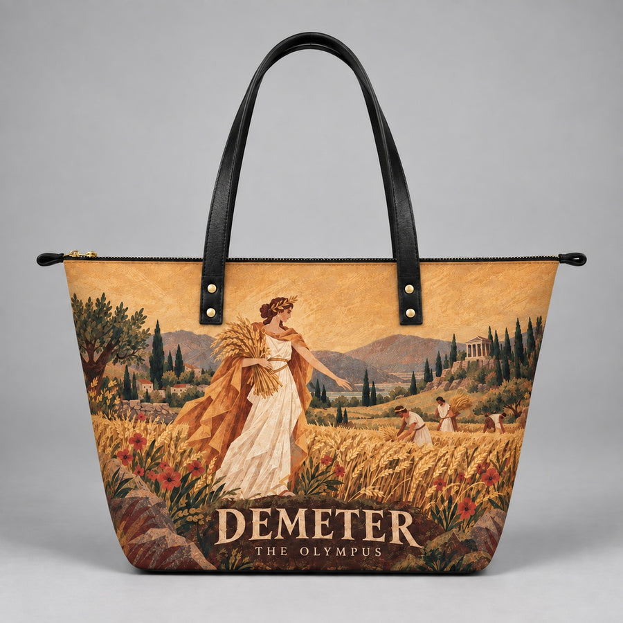"Demeter" Leather Tote Bag
