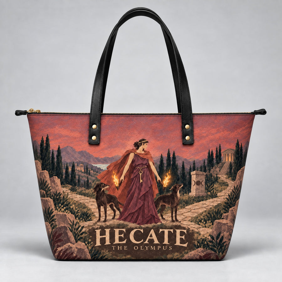 "Hecate" Leather Tote Bag