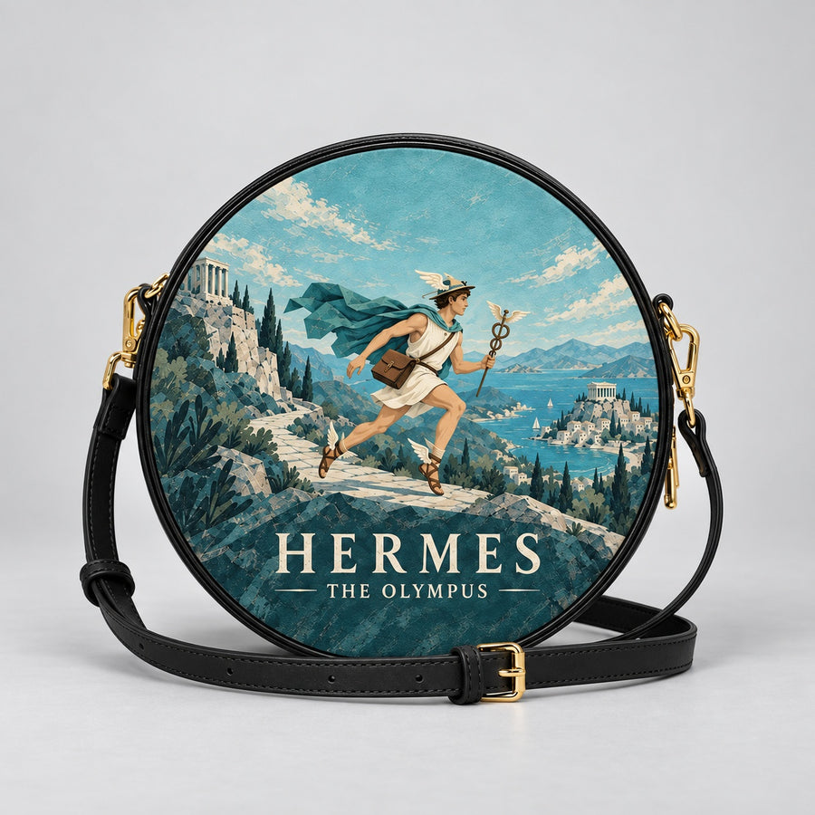 "Hermes" Circle Crossbody Bag