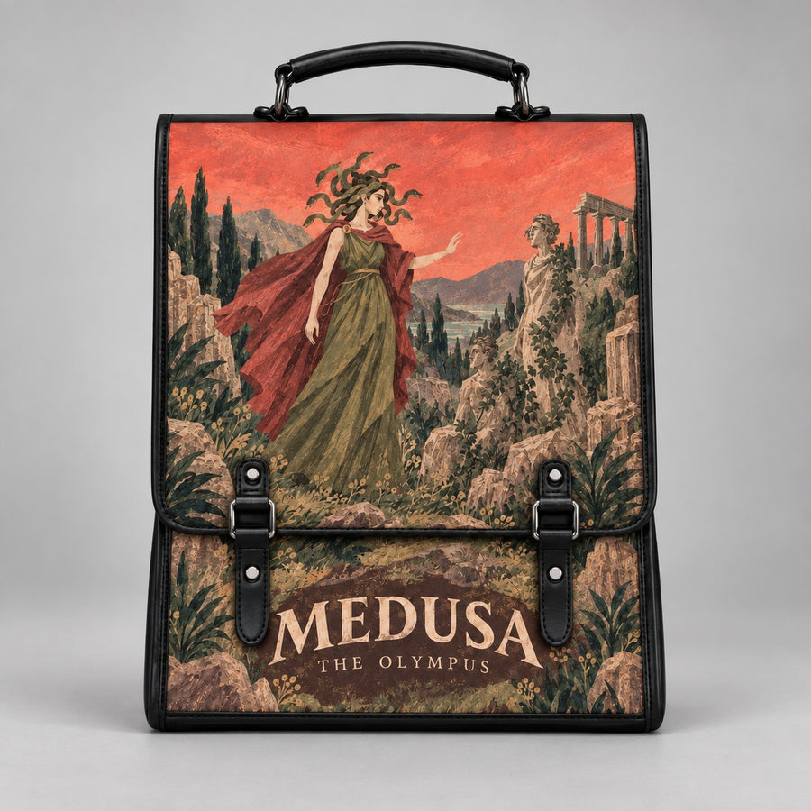 "Medusa" Leather Backpack