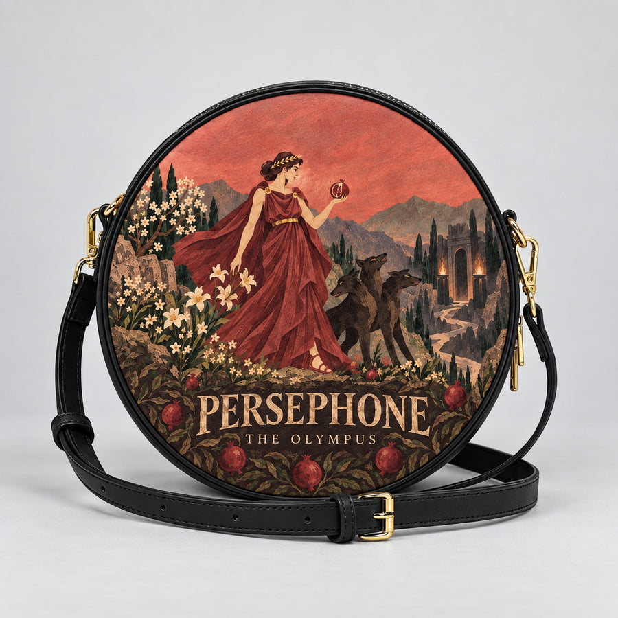 "Persephone" Circle Crossbody Bag