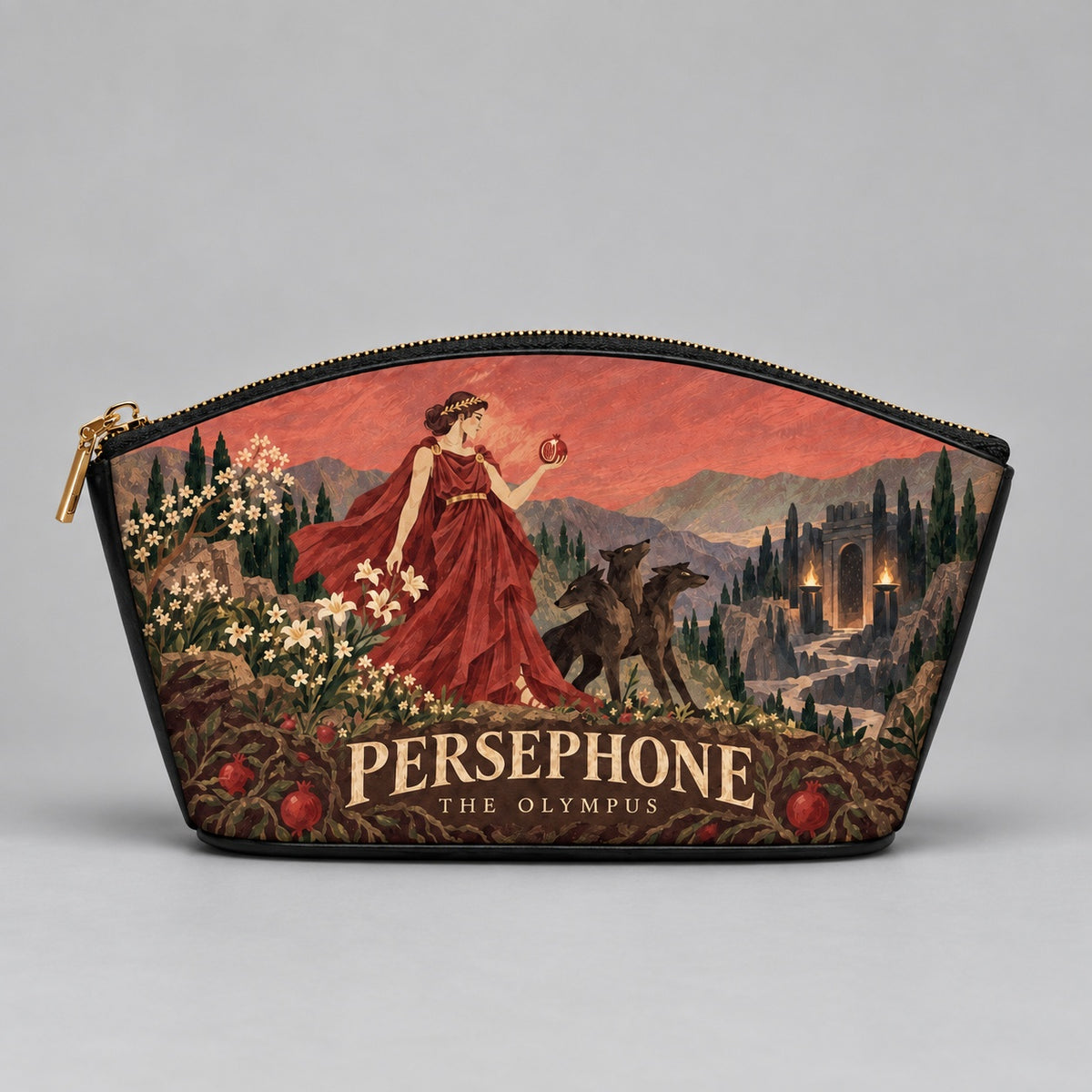 "Persephone" Eclipse Makeup Bag
