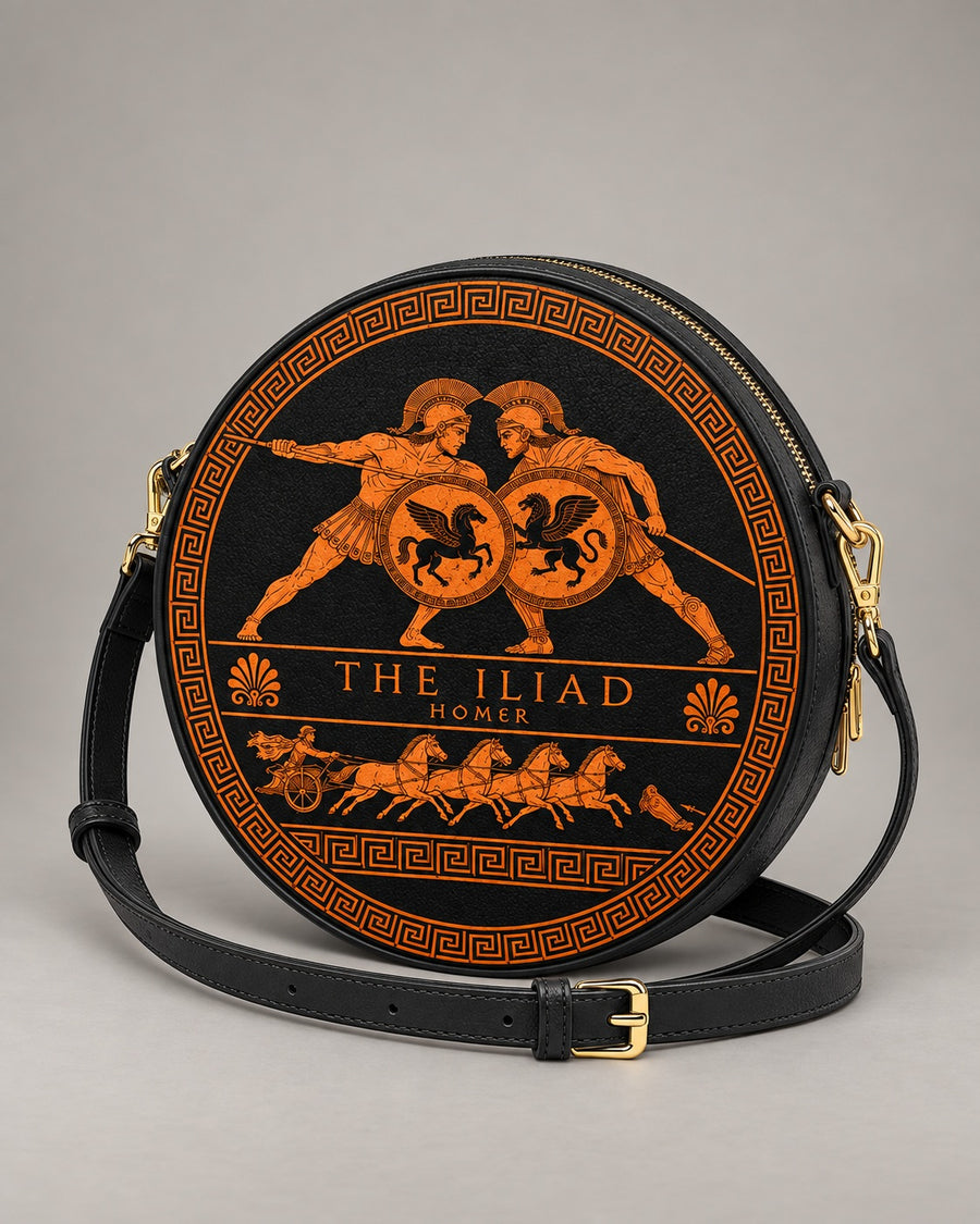 "The Iliad" Circle Crossbody Bag