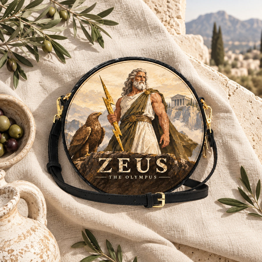 "Zeus" Circle Crossbody Bag