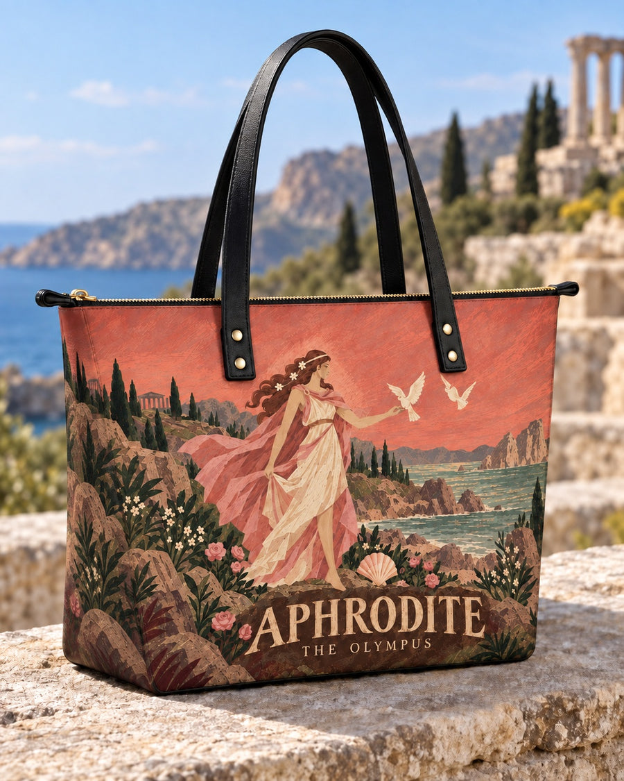 "Aphrodite" Leather Tote Bag