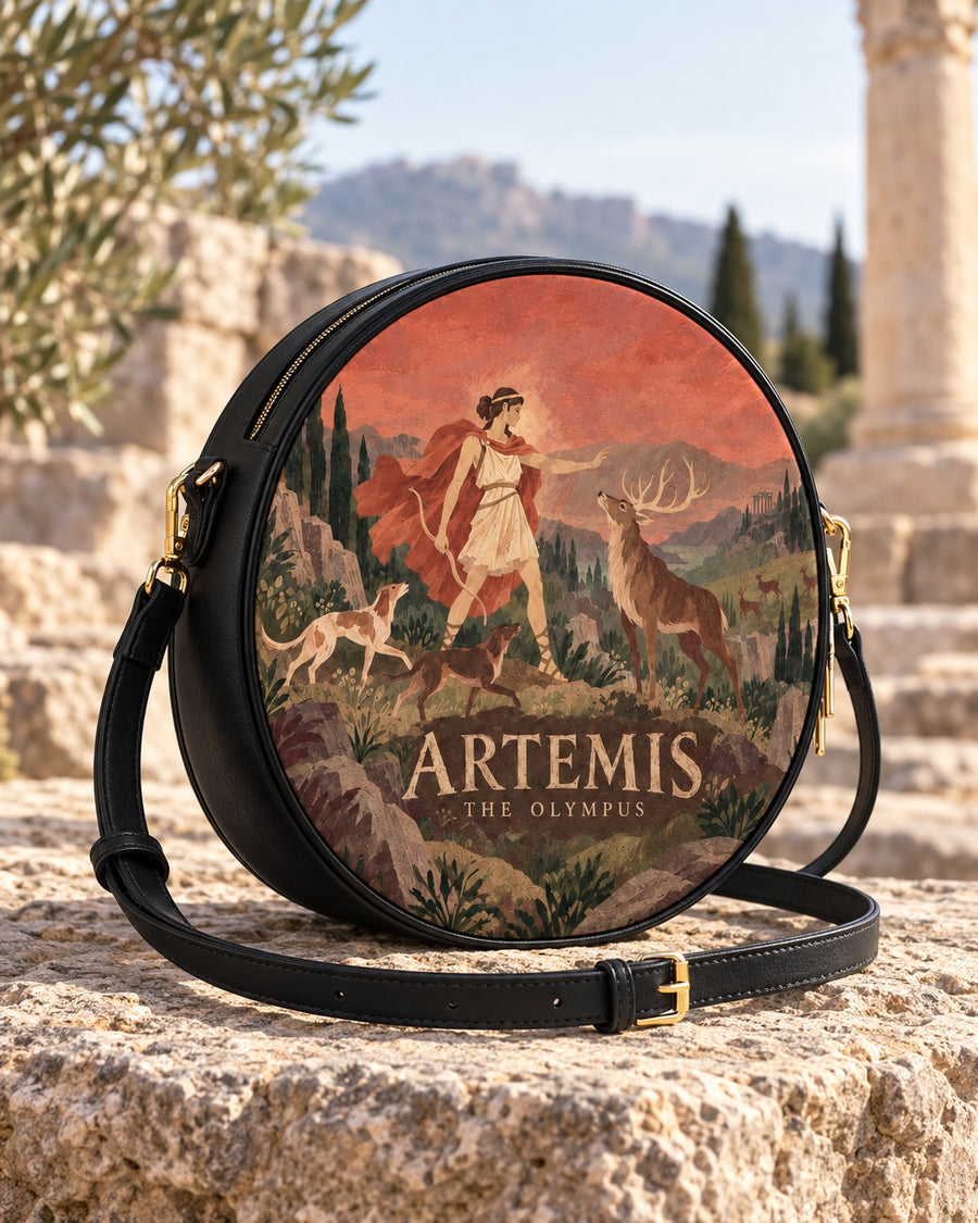 "Artemis" Circle Crossbody Bag