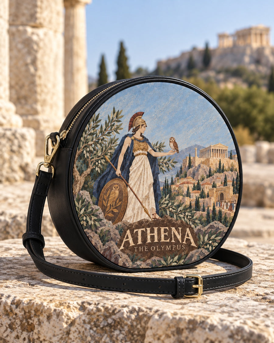 "Athena" Circle Crossbody Bag