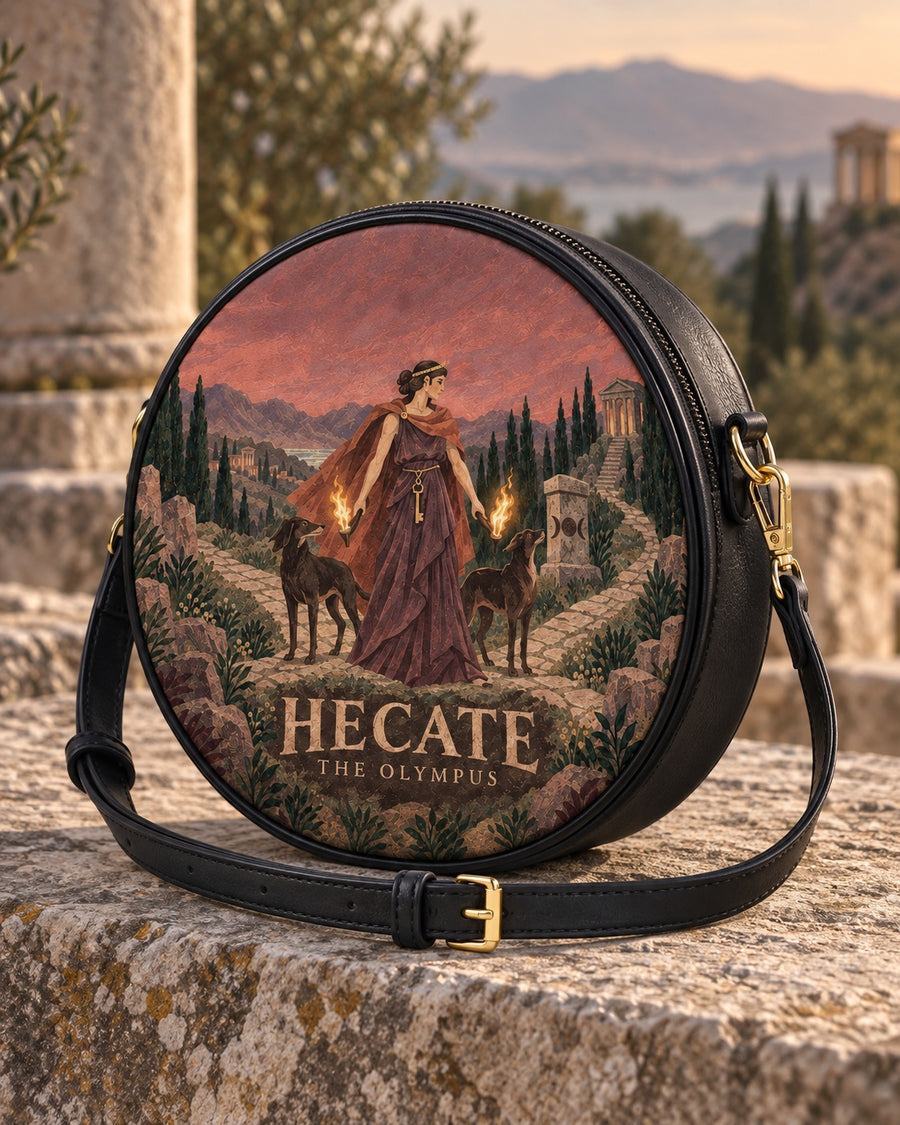 "Hecate" Circle Crossbody Bag