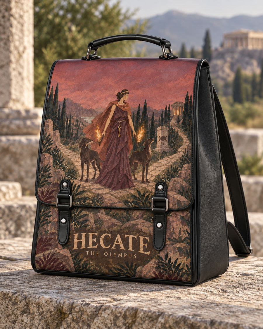 "Hecate" Leather Backpack
