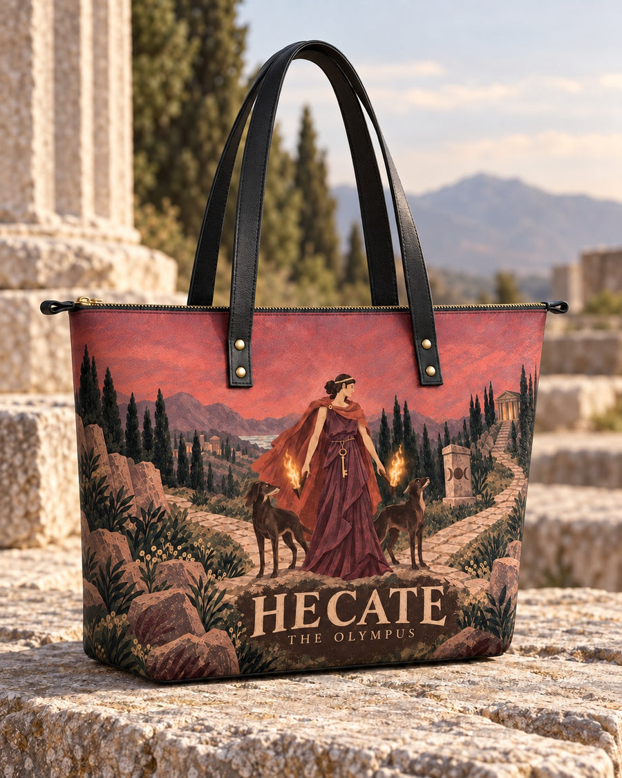 "Hecate" Leather Tote Bag