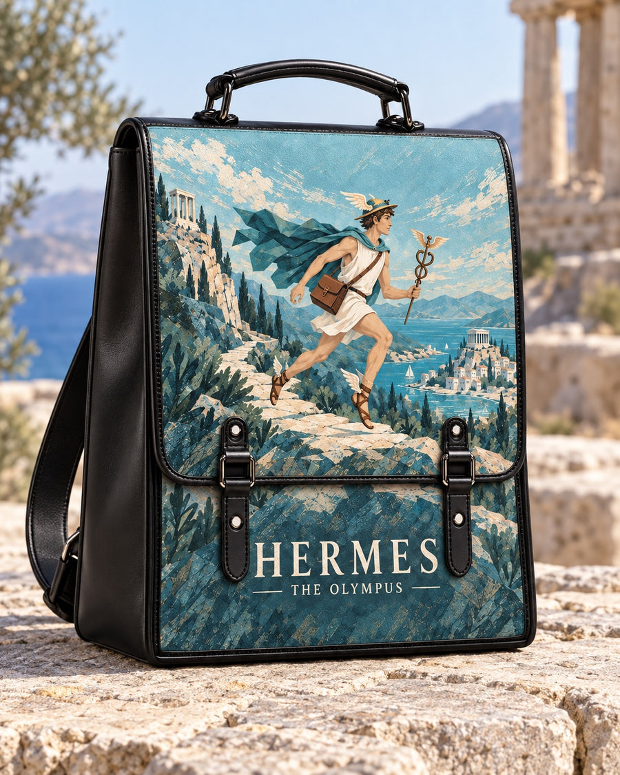 "Hermes" Leather Backpack