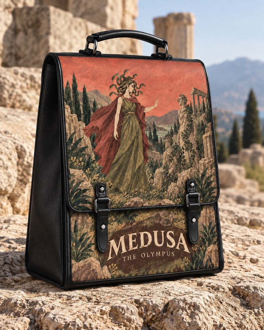 "Medusa" Leather Backpack